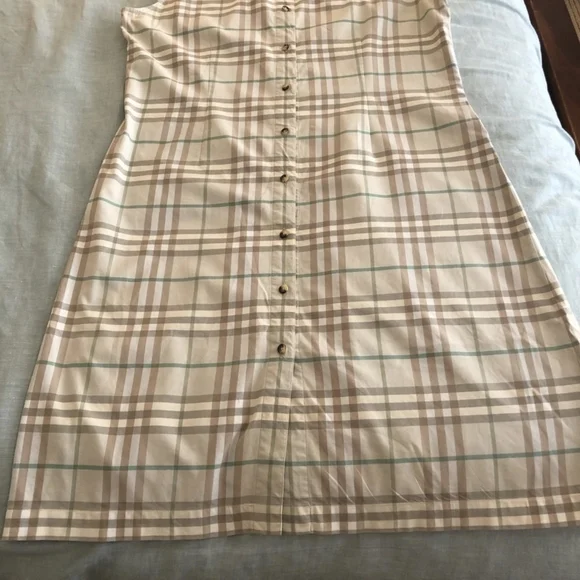 Burberry | Dresses | Burberry Plaid Buttondown Dress | Poshmark